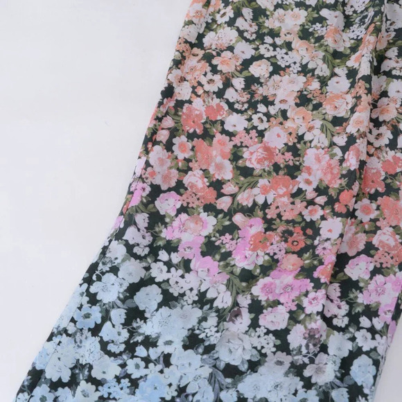 Reiss Floral Print Wide Leg Trousers Pants Size 8 NWT - Picture 10 of 15